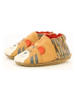 ROBEEZ Leder-Krabbelschuhe "Awesome Tiger" In Orange -Günstiges Schuh Himmel Geschäft robeez leder krabbelschuhe awesome tiger in orange 9