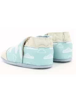 ROBEEZ Leder-Krabbelschuhe "Blue Sky" In Hellblau -Günstiges Schuh Himmel Geschäft robeez leder krabbelschuhe blue sky in hellblau 4