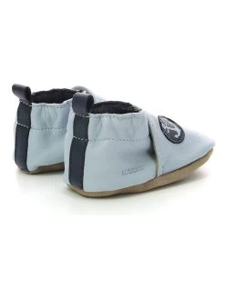 ROBEEZ Leder-Krabbelschuhe "Small Anchor" In Hellblau -Günstiges Schuh Himmel Geschäft robeez leder krabbelschuhe small anchor in hellblau 2