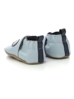 ROBEEZ Leder-Krabbelschuhe "Small Anchor" In Hellblau -Günstiges Schuh Himmel Geschäft robeez leder krabbelschuhe small anchor in hellblau 6