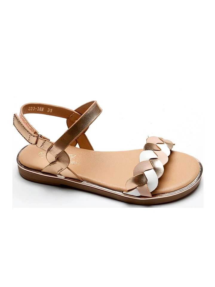 Sandalen In Gold 1 Sandalen In Gold