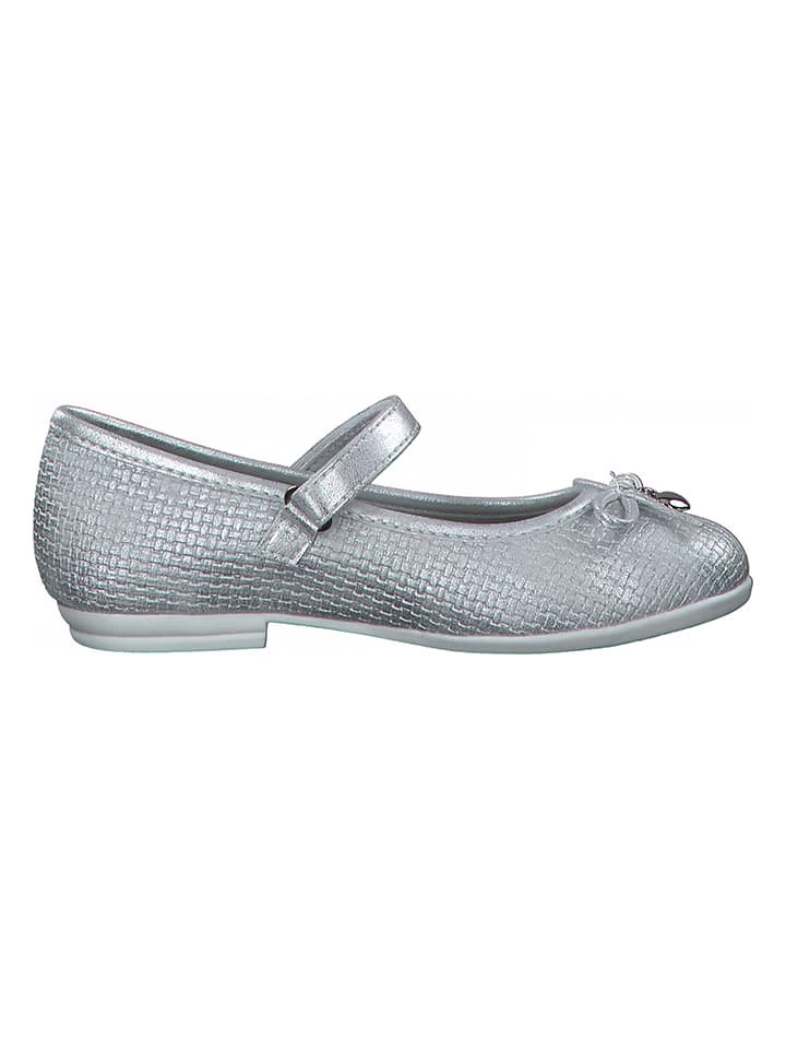 S.Oliver Spangenballerinas In Silber 3 S.Oliver Spangenballerinas In Silber – Bild 3