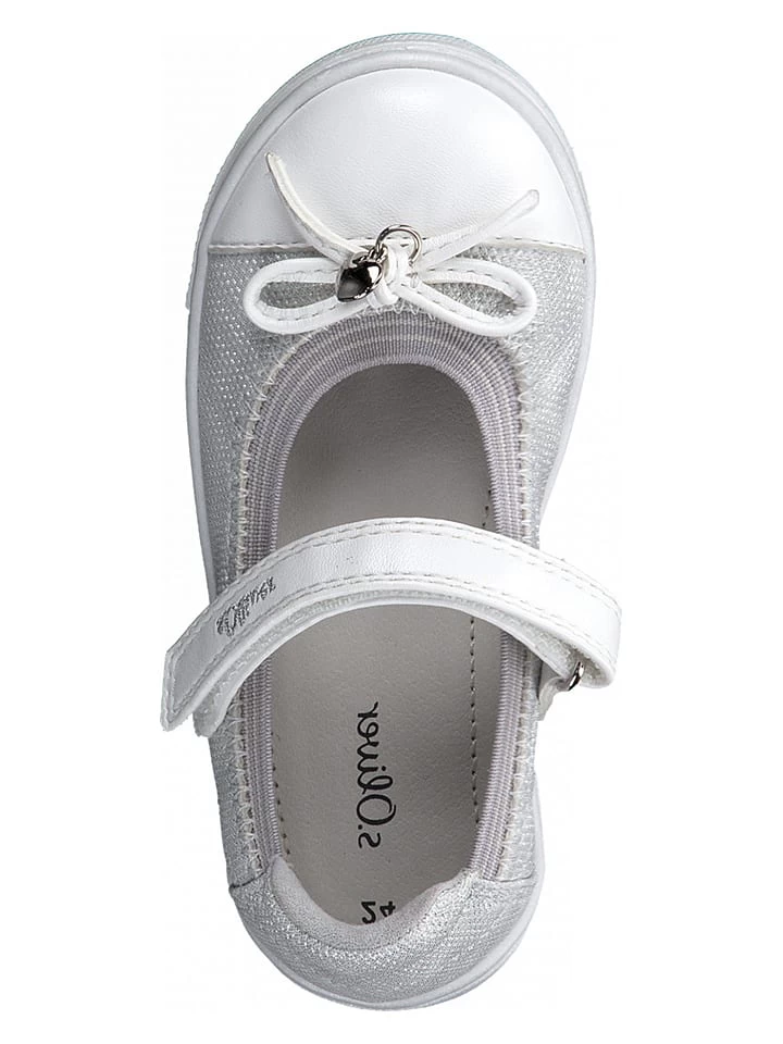 S.Oliver Spangenballerinas In Weiß/ Silver 4 S.Oliver Spangenballerinas In Weiß/ Silver – Bild 4