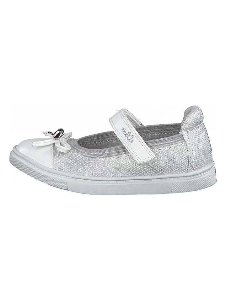 S.Oliver Spangenballerinas In Weiß/ Silver 1 S.Oliver Spangenballerinas In Weiß/ Silver