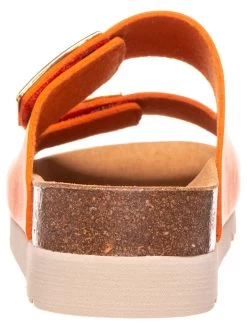 Scholl Pantoletten "Monterey 2 Straps" In Orange -Günstiges Schuh Himmel Geschäft scholl pantoletten monterey 2 straps in orange 2