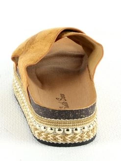 Pantoletten In Hellbraun -Günstiges Schuh Himmel Geschäft sixth sens pantoletten in hellbraun 3