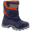 Winterstiefel In Blau/ Orange