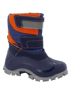 Winterstiefel In Blau/ Orange