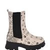 Chelsea-Boots In Beige/ Schwarz