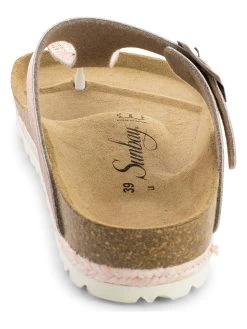 Zehentrenner "Camelia" In Roségold -Günstiges Schuh Himmel Geschäft sunbay zehentrenner camelia in rosegold 4