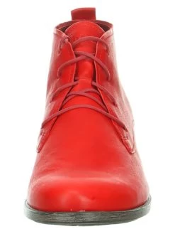 Think! Leder-Schnürschuhe "Agrat" In Rot -Günstiges Schuh Himmel Geschäft think leder schnurschuhe agrat in rot 2