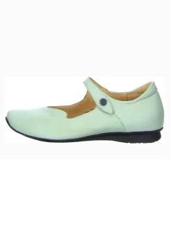 Think! Leder-Spangenballerinas "Chilli" In Türkis