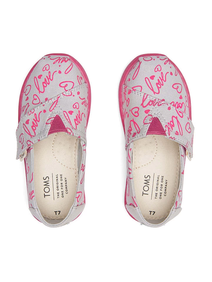 Toms Slipper In Grau/ Bunt 2 Toms Slipper In Grau/ Bunt – Bild 2