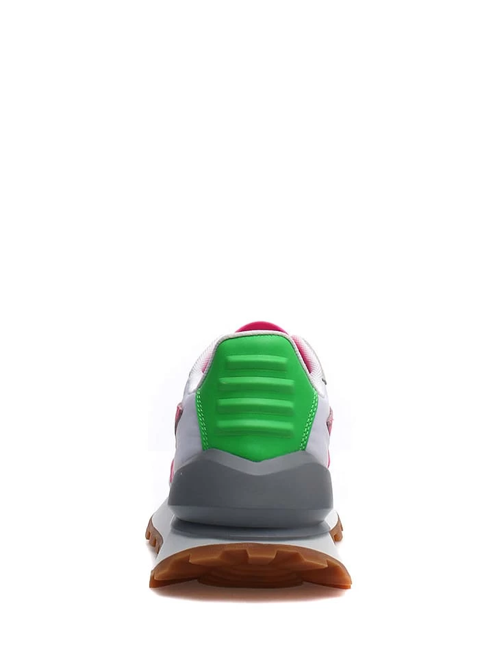 Voile Blanche Sneakers In Weiß/ Grau/ Pink 5 Voile Blanche Sneakers In Weiß/ Grau/ Pink – Bild 5