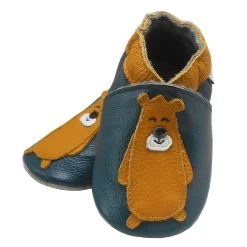 Baby Krabbelschuhe In Bär Grün -Günstiges Schuh Himmel Geschäft yalion baby krabbelschuhe in bar grun 2