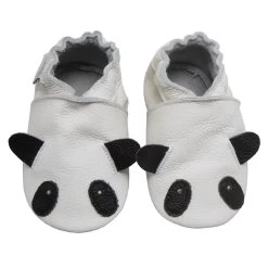 Baby Krabbelschuhe In Mit Ohren Weiß