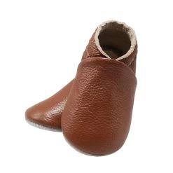 Leder-Krabbelschuhe In Dunkelbraun -Günstiges Schuh Himmel Geschäft yalion leder krabbelschuhe in dunkelbraun 2